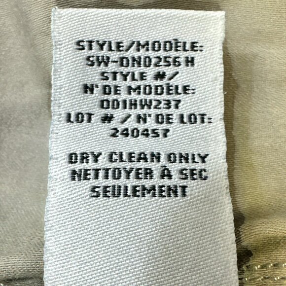 Helmut Lang Slouchy Skinny Pants Gray Cropped Women's sz 27 - Picture 13 of 16